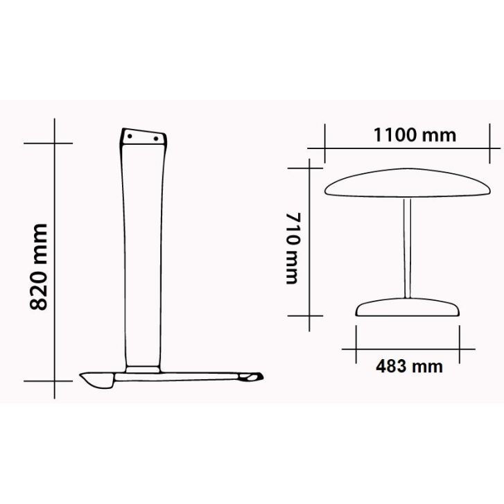 SABFOIL Kit 82 - 1100 Onda Foil