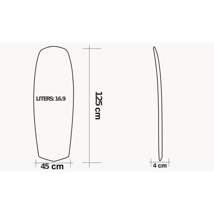 SABFOIL T38 R Kitefoil Board