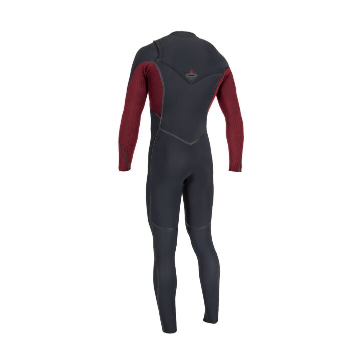 O´neill Hyperfreak Fire Black-Red 5/4 mm Frontzip Neoprenanzug