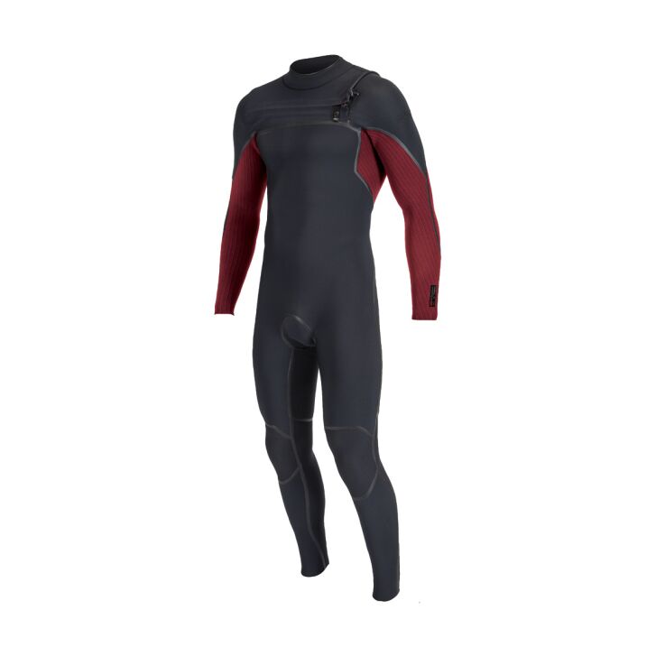 O´neill Hyperfreak Fire Black-Red 5/4 mm Frontzip Neoprenanzug L