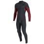 O´neill Hyperfreak Fire Black-Red 5/4 mm Frontzip Neoprenanzug L