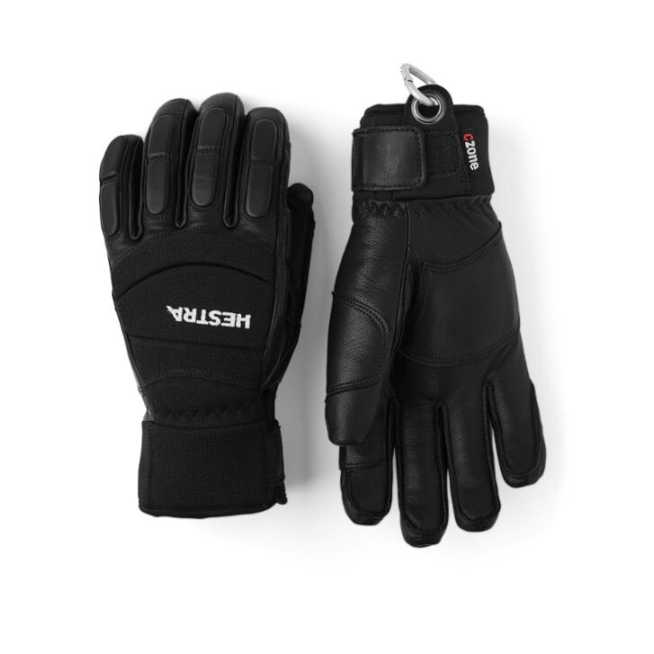 Hestra Vertical Cut CZone 5-Finger Ski Handschuh (Black) 9