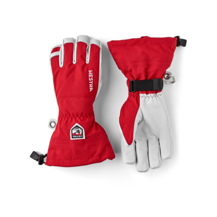 Hestra Army Leather 5-Finger Ski Handschuh (Red) 8