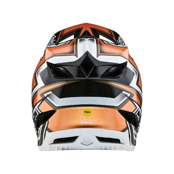 Troy Lee Designs D4 Carbon Mountainbike Helm (Black/Gold)