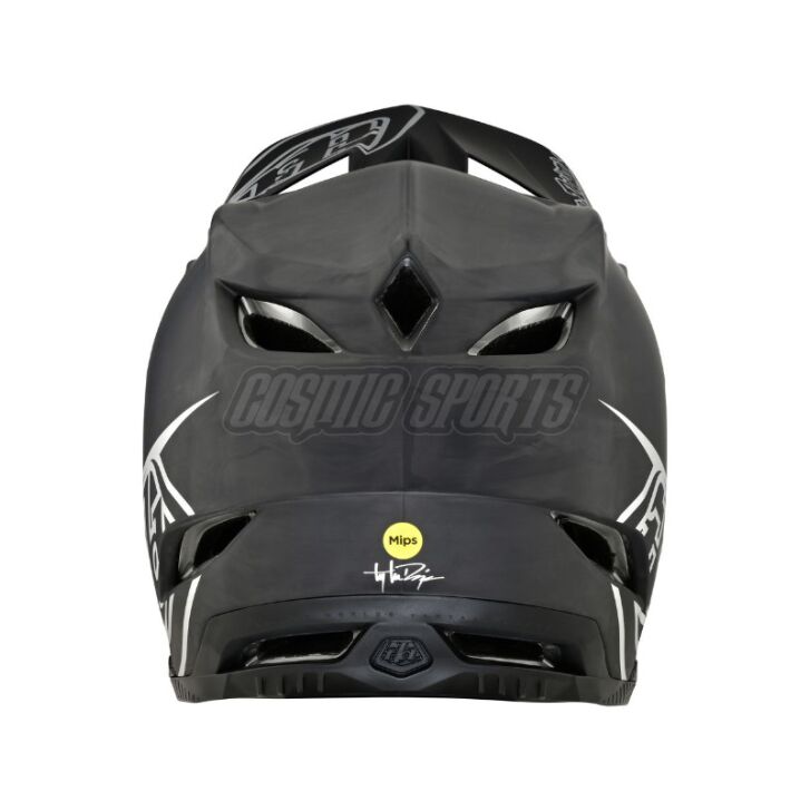 Troy Lee Designs D4 Carbon Mountainbike Helm (Black/Silver)