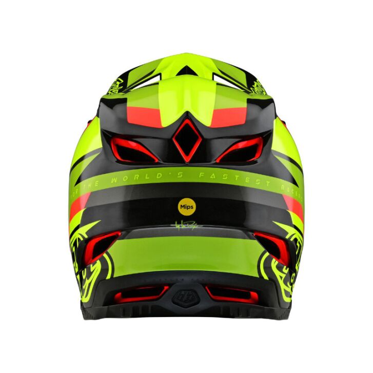 Troy Lee Designs D4 Carbon Mountainbike Helm (Yellow)